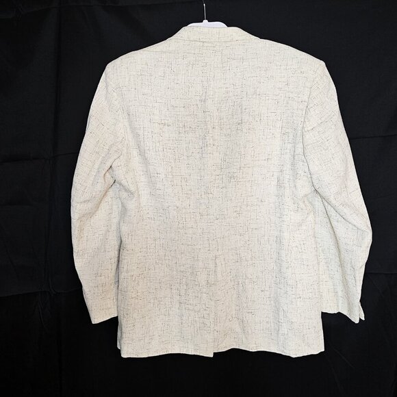 Vintage Hill & Archer 42R Linen Blend Light Tan Men's Blazer - Picture 2 of 4